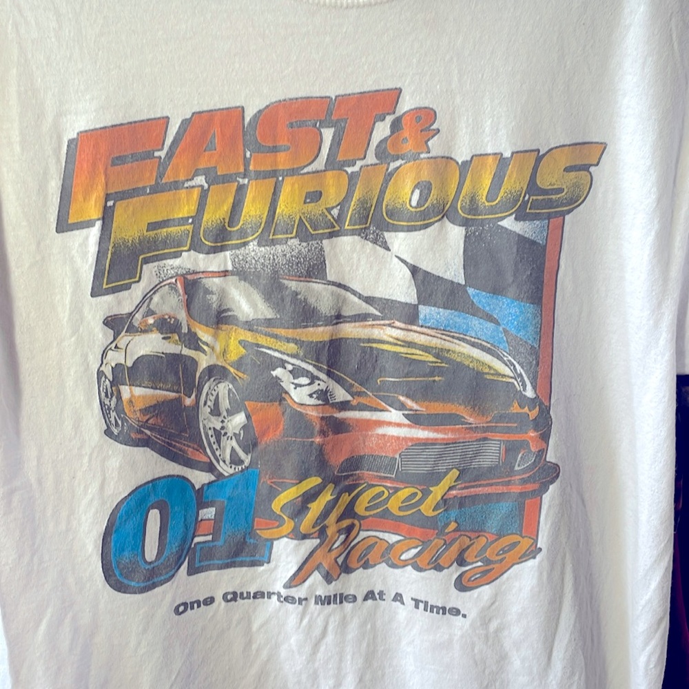 Graphic Tee Fast and Furious Size Medium